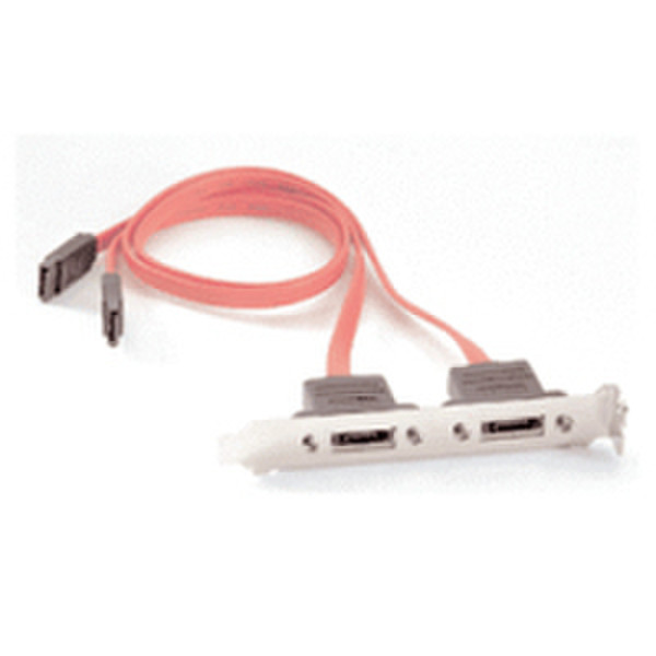 LyCOM KB-116-E2 0.3м Красный кабель SATA