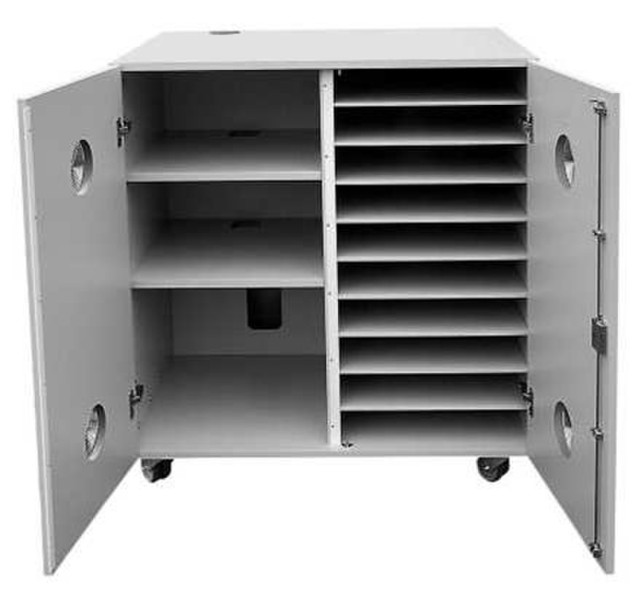 Atep Gates Mobile Laptop Security Cabinet 15500 Freistehend Grau Rack