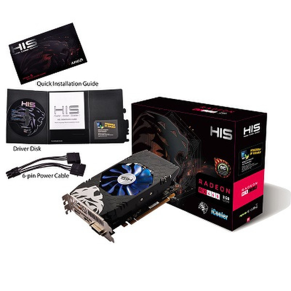 HIS HS-460R2SCNR Radeon RX 460 2GB GDDR5 graphics card