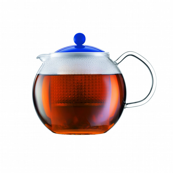 Bodum ASSAM Single teapot 1000мл Синий, Прозрачный