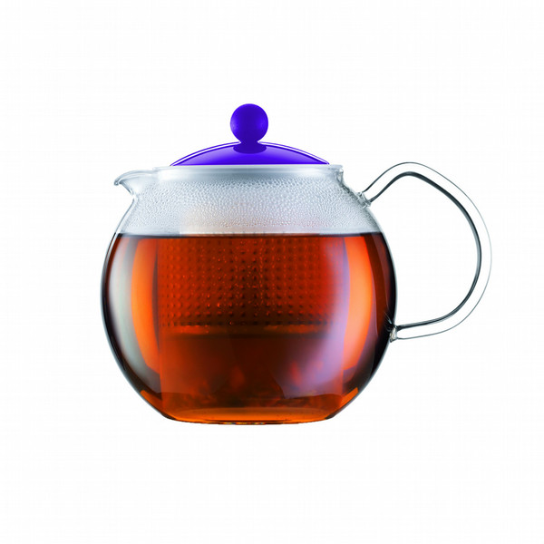 Bodum ASSAM Single teapot 1000ml Transparent,Violet
