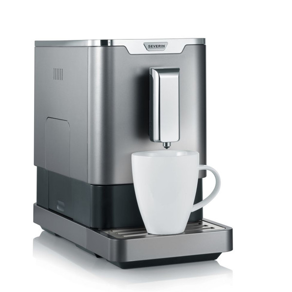 Severin KV 8090 Pad-Kaffeemaschine 1.1l Grau, Metallisch Kaffeemaschine