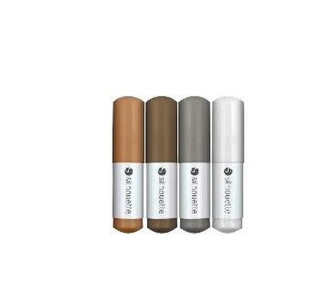 Silhouette SILH-PEN-NAT Bronze,Brown,Grey,Silver 4pc(s) marker