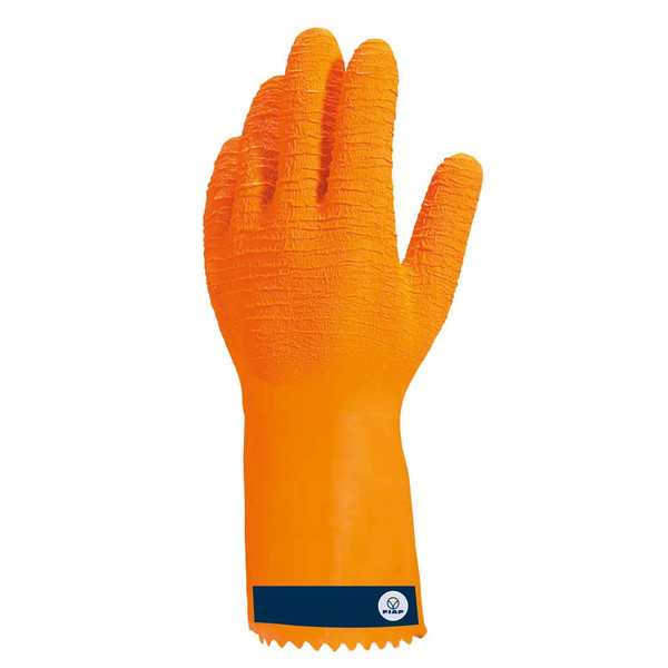 Fiap 1702 Хлопок, Латекс Оранжевый 2шт защитная перчатка