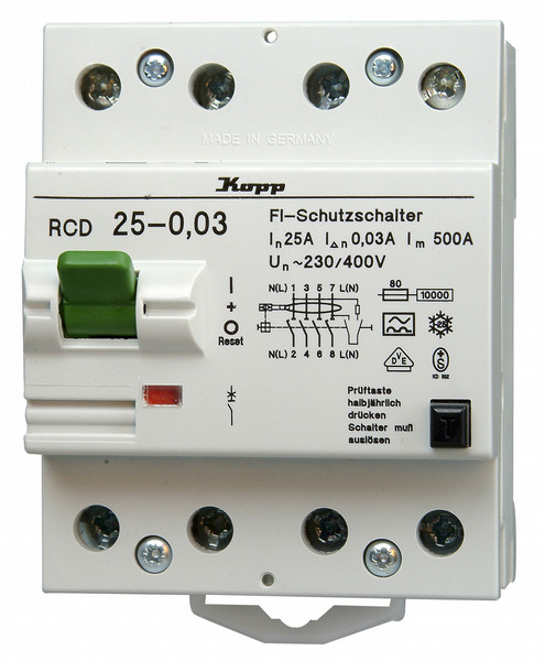 Kopp 754041016 4P circuit breaker