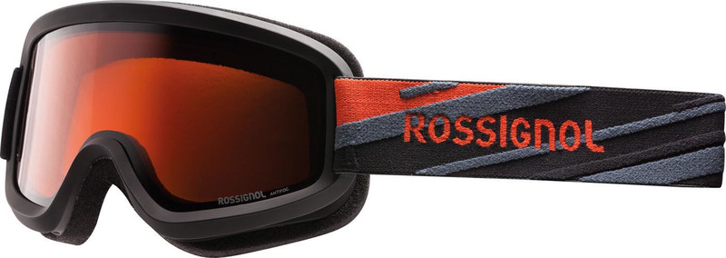 Rossignol ACE Black Unisex Orange Cylindrical(flat) lens winter sport goggles