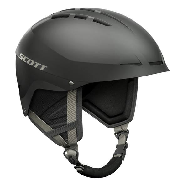 SCOTT Apic Unisex Acrylonitrile butadiene styrene (ABS),Fabric Black safety helmet
