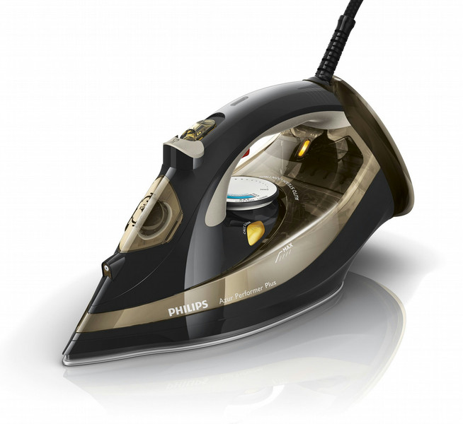 Philips Azur Performer Plus GC4522/07 Steam iron T-ionicGlide soleplate 2400W Black,Bronze iron