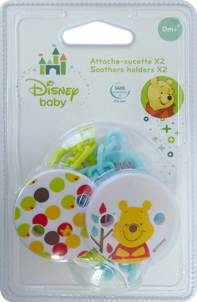 Disney Baby Soother Holders X2
