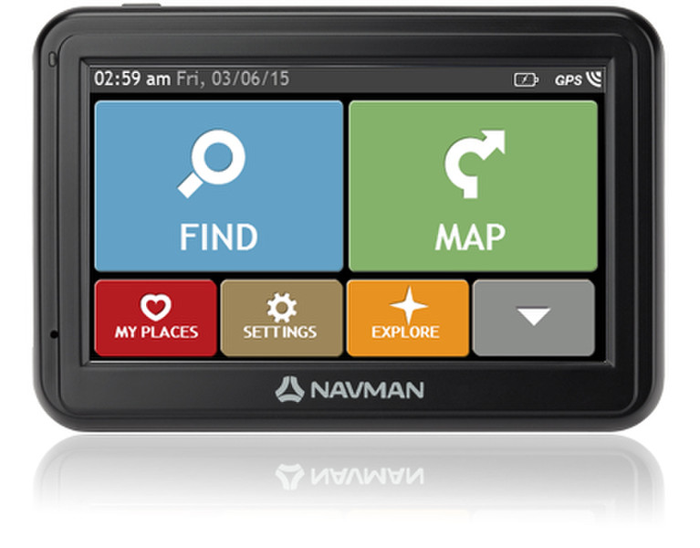 Navman 4000 LM Handheld/Fixed 4.3" Touchscreen 136g Black
