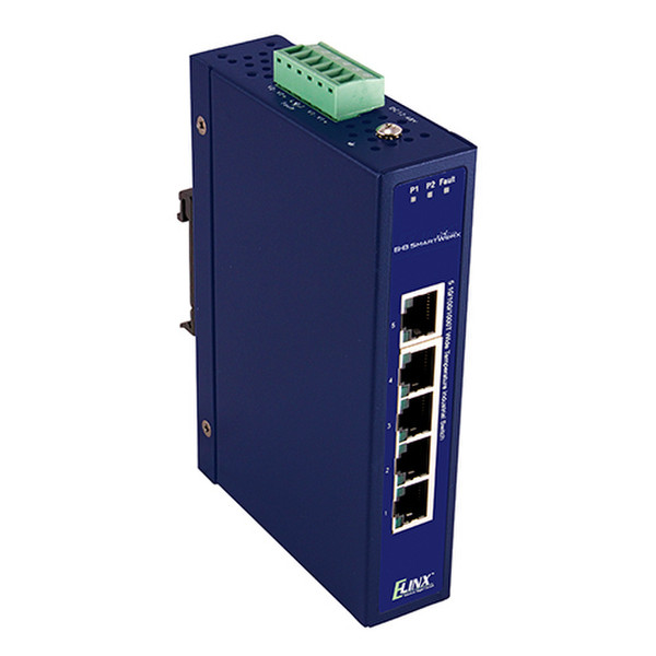 IMC Networks EIR405-T Неуправляемый Gigabit Ethernet (10/100/1000) Power over Ethernet (PoE) Синий сетевой коммутатор