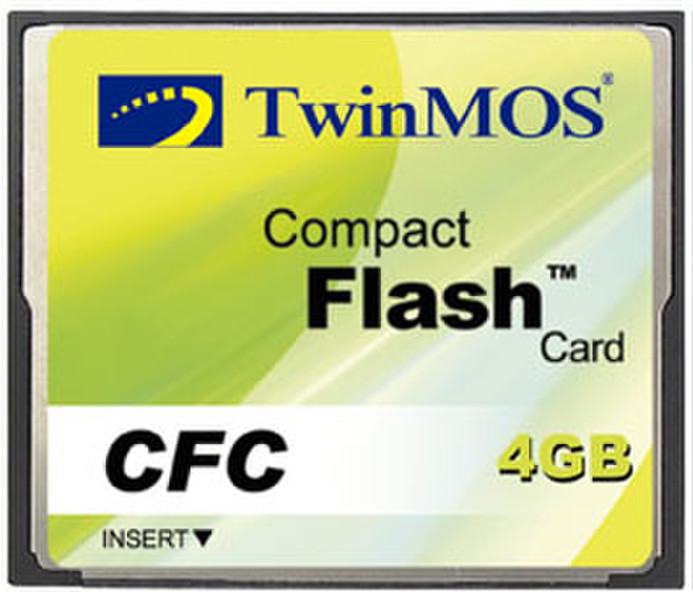 Twinmos CompactFlash™ Card 4 GB . 4GB CompactFlash memory card