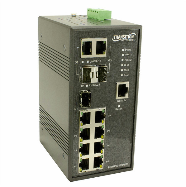 Transition Networks SISTM1040-173D-LRT Управляемый Fast Ethernet (10/100) сетевой коммутатор