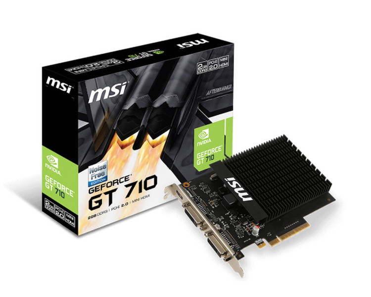MSI GT 710 2GD3H H2D GeForce GT 710 2ГБ GDDR3