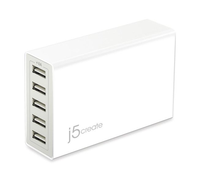 j5 create JUP50 Для помещений Белый зарядное для мобильных устройств