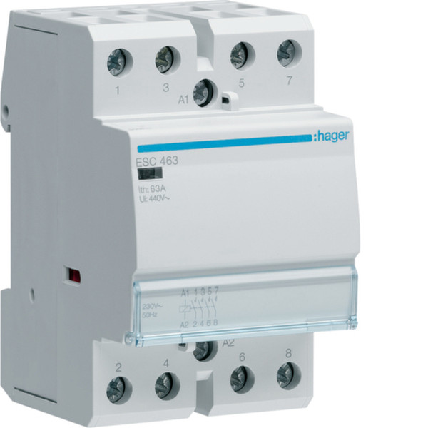 Hager ESC463 4P electrical relay