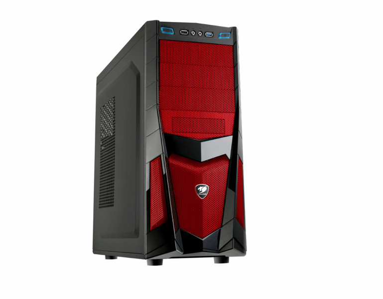 Cougar VOLANT 2-RM Midi-Tower Black,Red