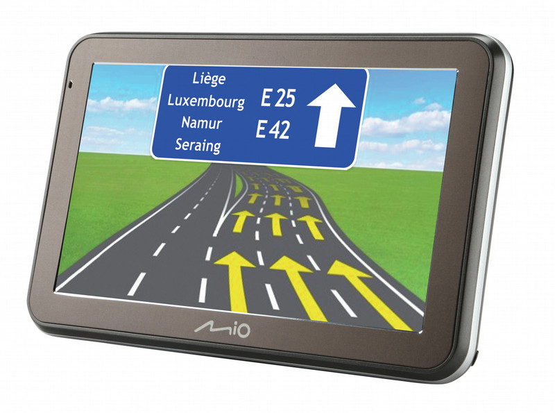 Mio Spirit 7670 LM Tragbar / Fixiert 5Zoll Touchscreen 158g Olive Navigationssystem
