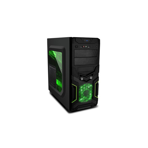 Eagle Warrior CG-04RO Midi-Tower Black,Green