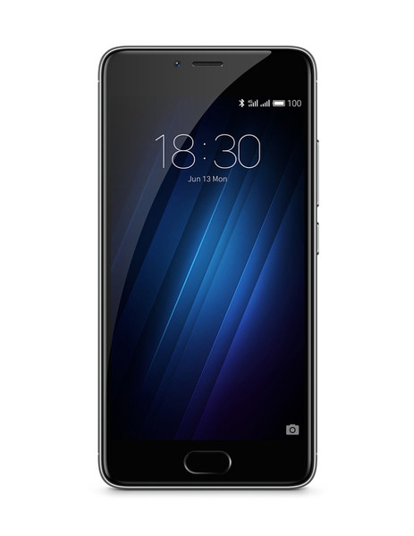 Meizu M3s Две SIM-карты 4G 16ГБ Черный, Серый смартфон