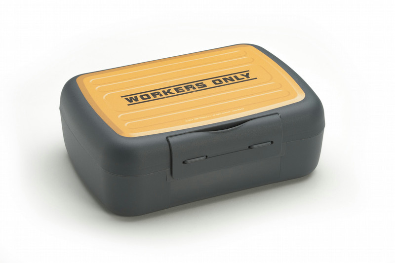 DBP Plastics V-000616 Lunch container Black lunch box