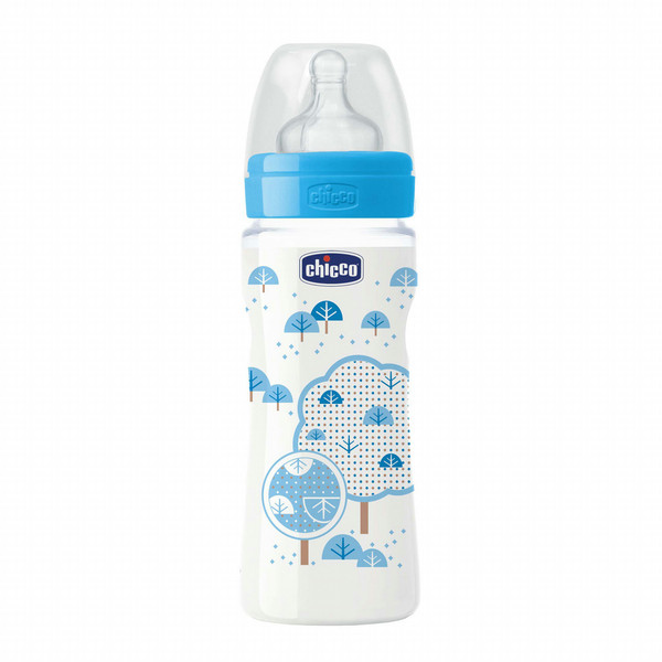 Chicco 105643893 330ml Polypropylene (PP) Blau, Weiß Babyflasche