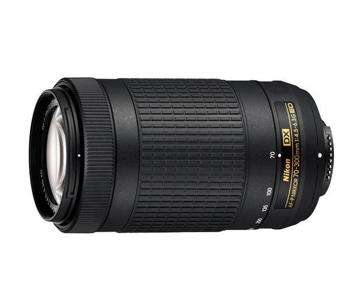 Nikon AF-P DX NIKKOR 70-300mm f/4.5-6.3G ED SLR Super telephoto lens Черный