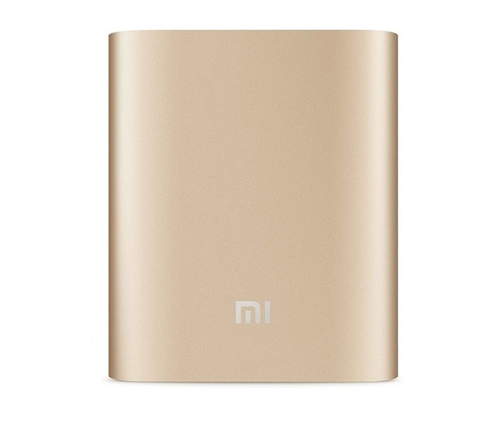 Xiaomi 10000mAh USB Lithium-Ion (Li-Ion) 10000mAh Gold Akkuladegerät