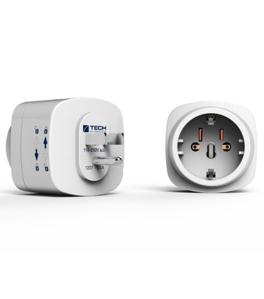 C-TECH TBU-901 White power plug adapter