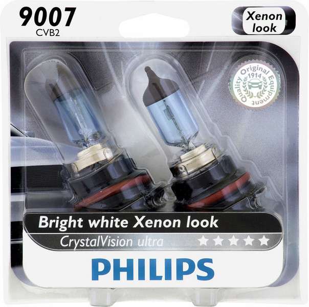 Philips CrystalVision Ultra 9007CVB2 65W Xenon PX29t car light bulb