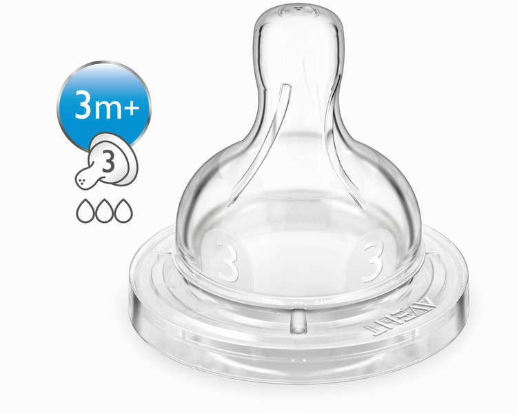 Philips AVENT SCF423/27 Silicone Medium flow bottle nipple