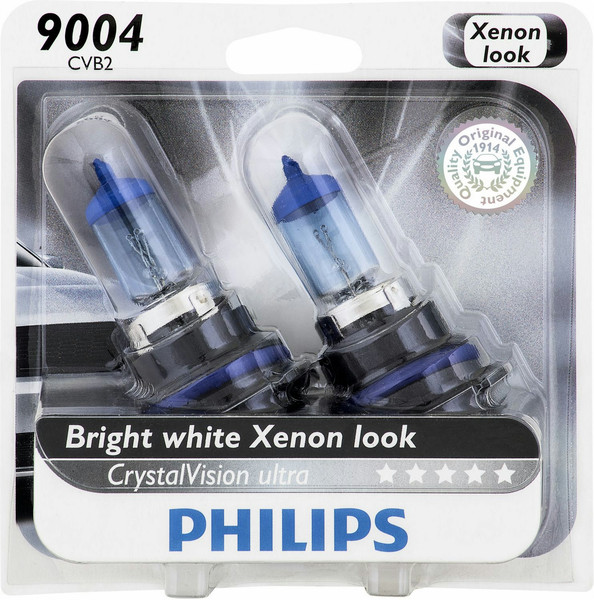 Philips CrystalVision Ultra 9004CVB2 65Вт Ксенон P29t лампа для автомобилей