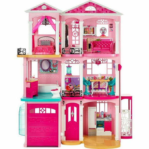 Mattel Disney Dreamhouse Pink,White dollhouse