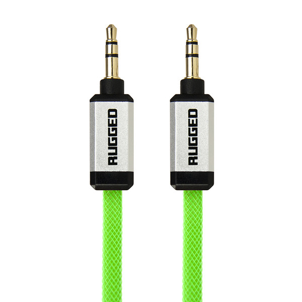 Gecko GG100073 1m 3.5mm 3.5mm Grün Audio-Kabel