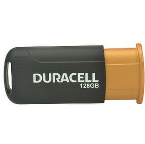 Duracell DRUSB128HP 128ГБ USB 3.0 (3.1 Gen 1) Тип -A Черный, Оранжевый USB флеш накопитель