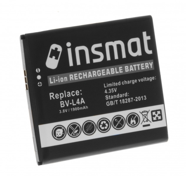 Insmat 106-9481 Lithium-Ion 1900mAh 3.8V rechargeable battery
