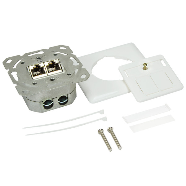 LogiLink NP0024V RJ-45 White socket-outlet