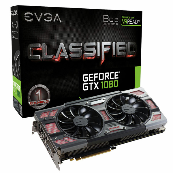 EVGA GeForce GTX 1080 GeForce GTX 1080 8.192ГБ GDDR5X