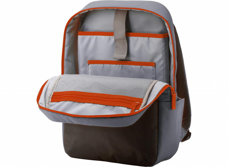 HP 15.6 Duotone Orange Backpack Холст Черный, Серый, Оранжевый