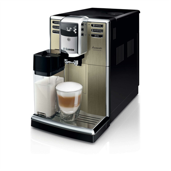Philips Saeco HD8915 Отдельностоящий Автоматическая Espresso machine 1.8л Шампанское