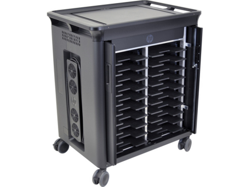 HP 20 Mgd Charging Cart V2 Notebook Multimedia cart Black