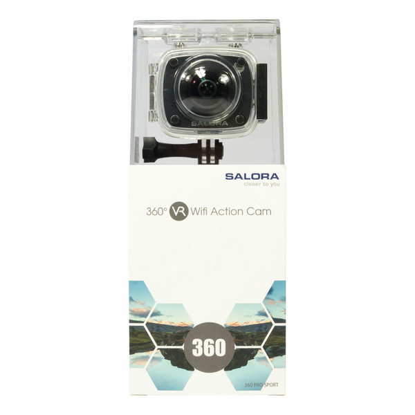 Salora 360 ProSport 8MP Full HD CMOS Wi-Fi 104g action sports camera