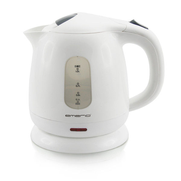 Emerio WK-110598.1 1л 1100Вт Серый, Белый электрический чайник