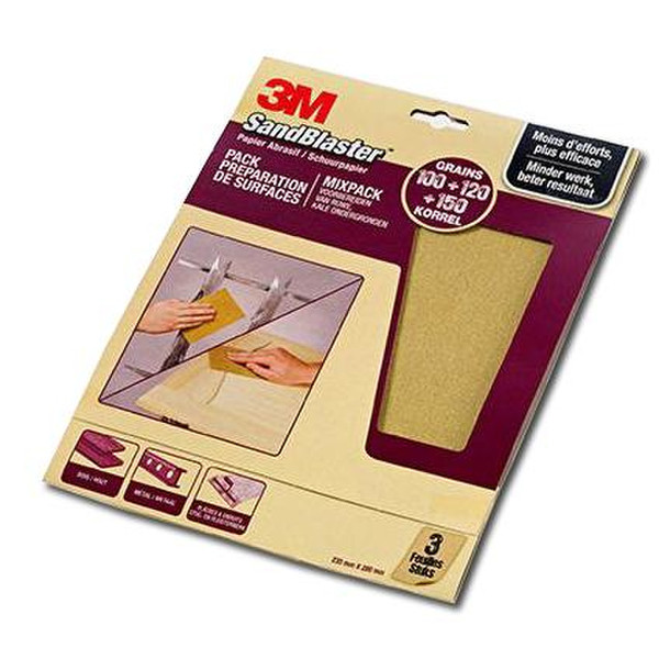 3M SandBlaster Abrasive sheet Medium grit