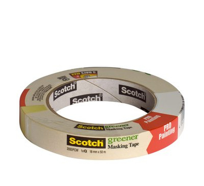 3M 2050PCW 50м Painters masking tape Для помещений Бумага Загар