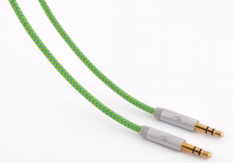 Bluestork TRENDY-AUX-F 1.2м 3.5mm 3.5mm Зеленый аудио кабель