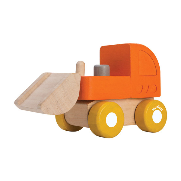 PlanToys Mini Bulldozer Holz Spielzeugfahrzeug