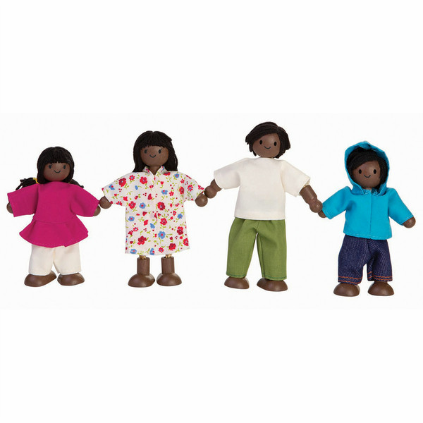 PlanToys Doll Family Девочка Разноцветный 4шт набор детских фигурок