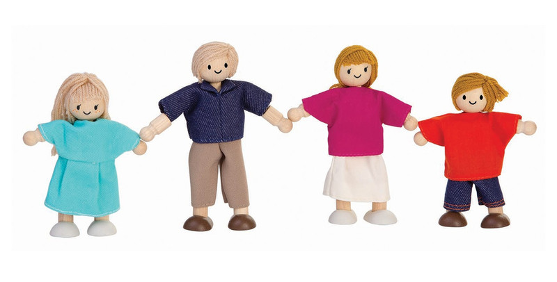 PlanToys Doll Family Девочка Разноцветный 4шт набор детских фигурок