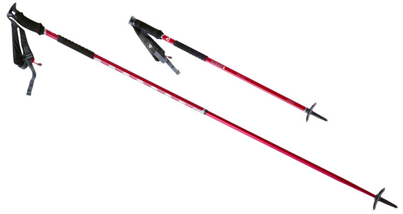 MSR Flight 2 1400mm Red Aluminium ski pole